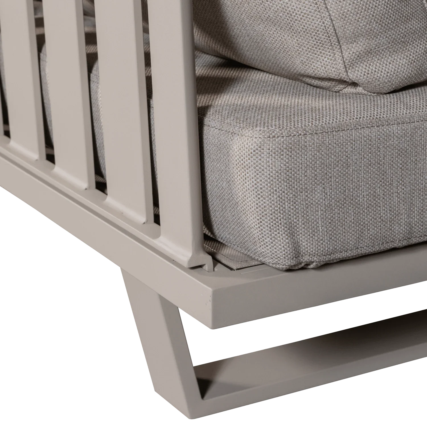 BEAR 3-SEATER GARDEN BENCH ALUMINIUM SAND