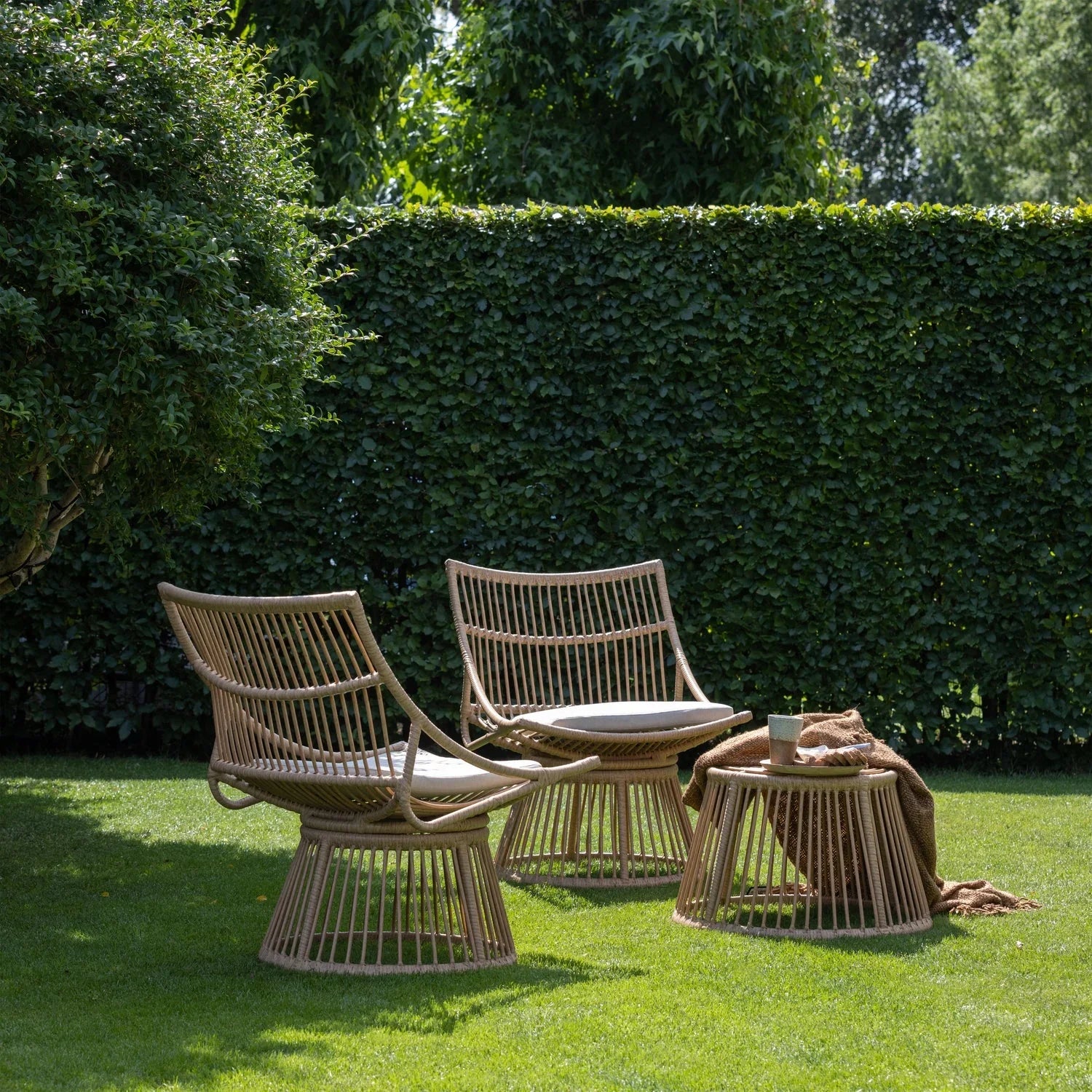 ALATNA GARDEN CHAIR WICKER NATURAL