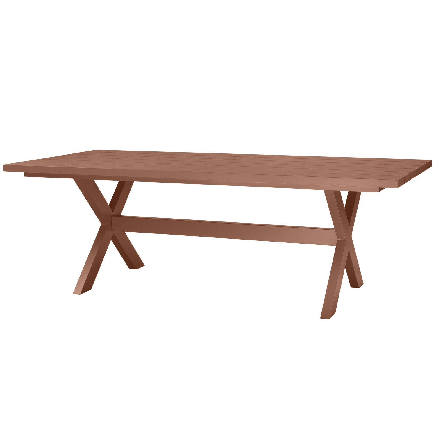 WOOOD masa gradina DELTA PICKNICK | Aluminiu | Terra | 75x220x105 cm