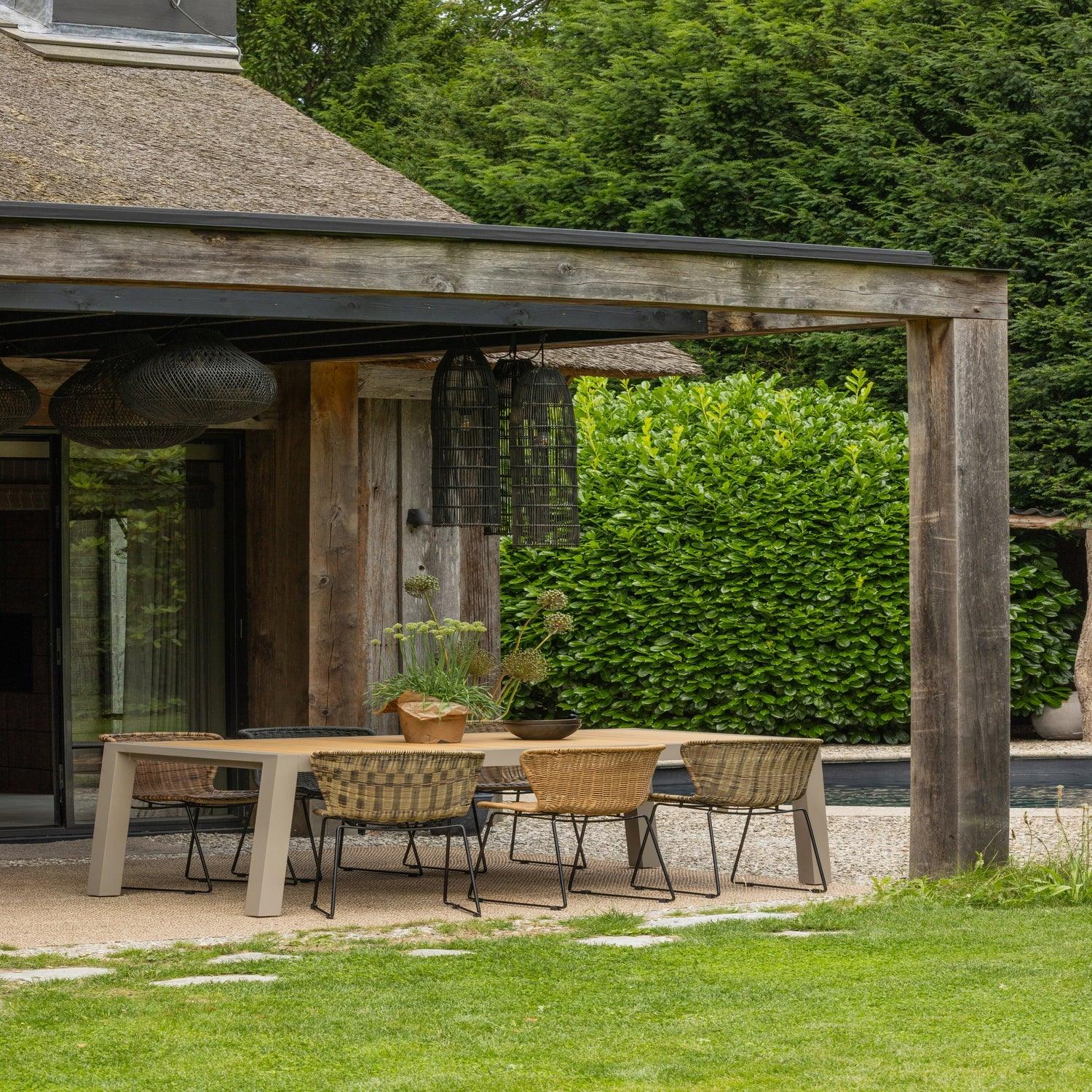 WINGS GARDEN CHAIR ROPE NATURAL - SET OF 2