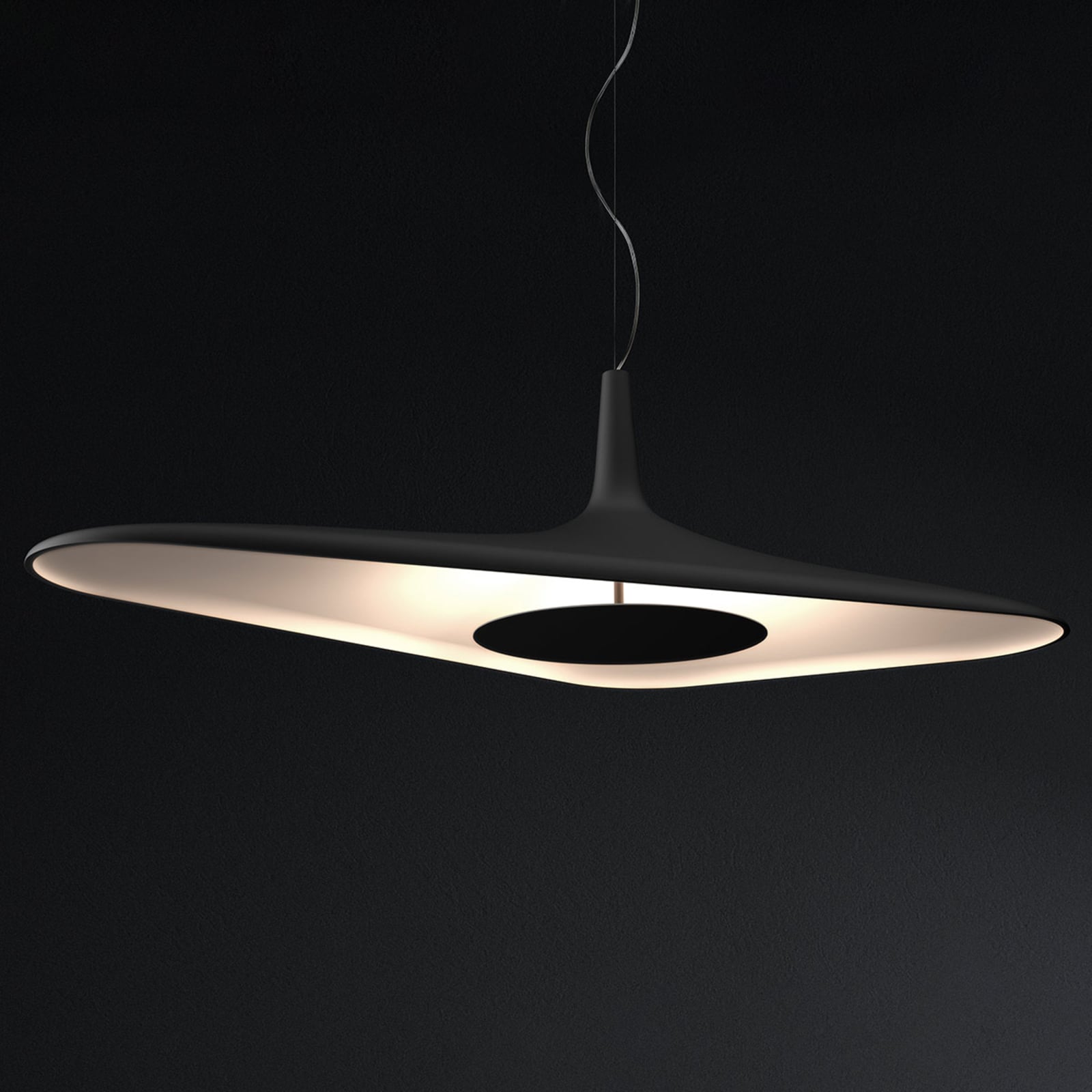 Luceplan lustră Soleil Noir | 35 negru