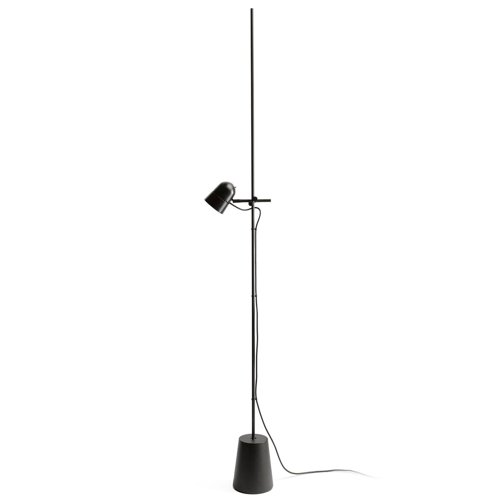 Luceplan lampadar Counterbalance Lampadars | Negru