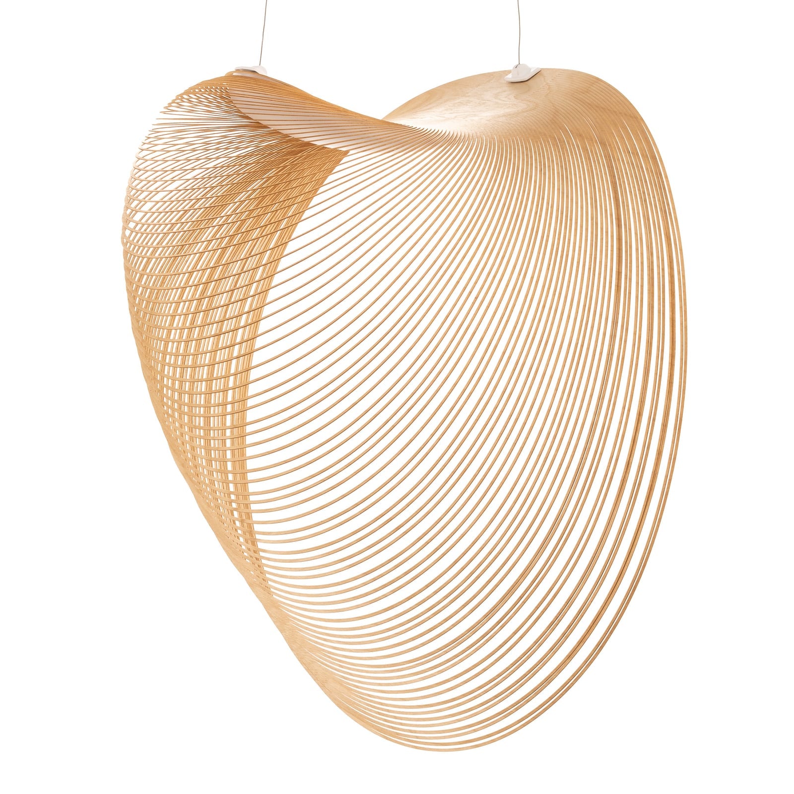 Luceplan lustră Illan | Mesteacăn | Ø 60 cm