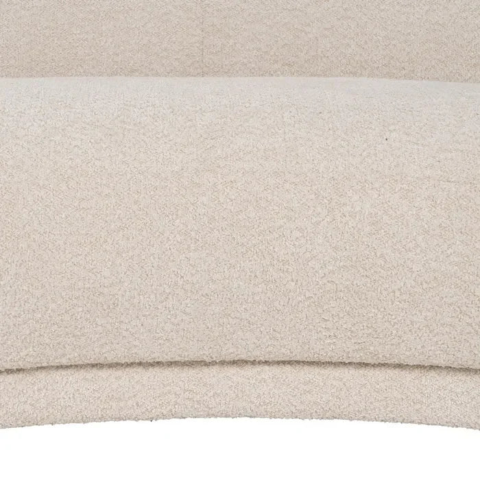 Canapea tapițată bej, 191 x 93 x 75 cm – eleganță și confort