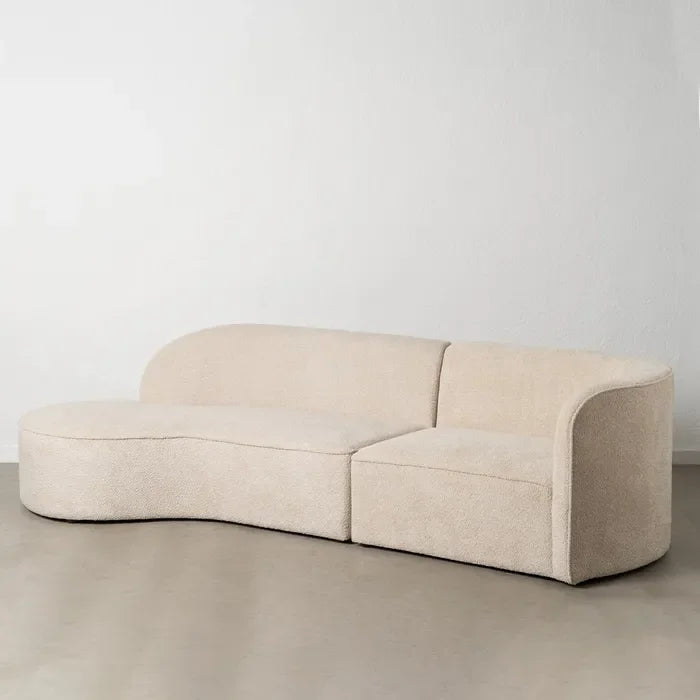 Canapea modulară 2 piese, bej, 300 x 107 x 75 cm – confort și design modern