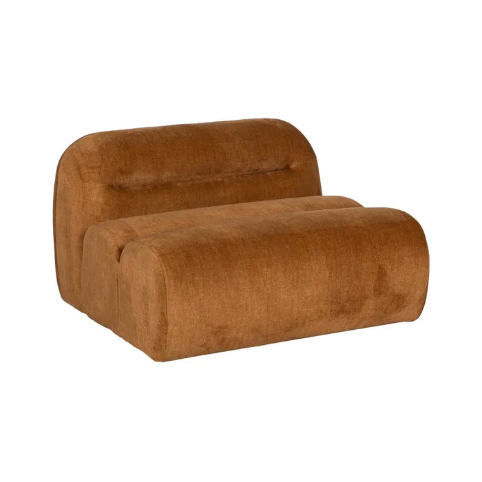 Modul Drept Muștar din Material Textil (102 x 94 x 64 cm)