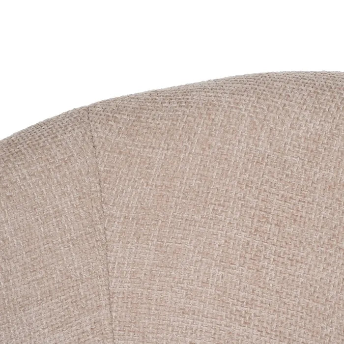 Ixia Scaun dining , Bej, Material Textil și Metal, Stil Modern, 60 x 57 x 79 cm