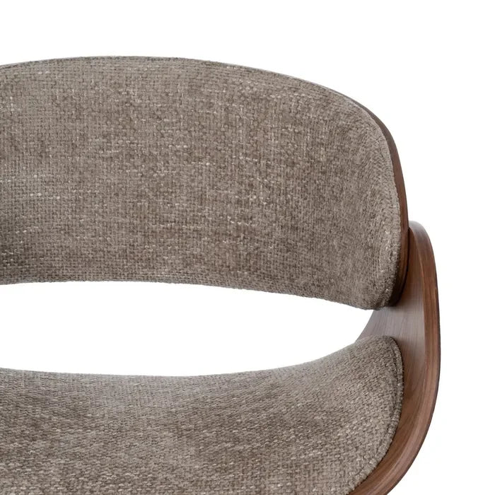 Scaun de birou cu roți, bej și maro, 59 x 64 x 88 cm – confort și design ergonomic