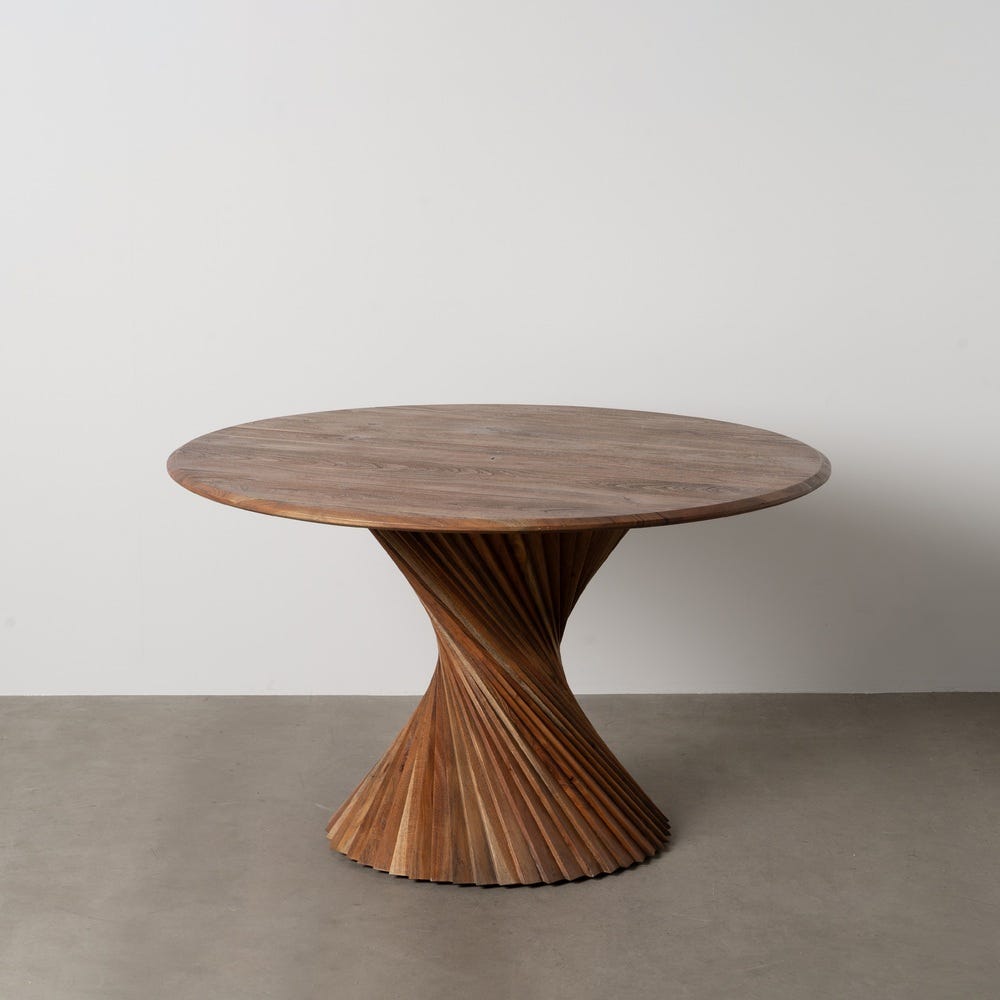 Masă IXIA din lemn de salcâm, Ø130 × H76 cm, cod 612793