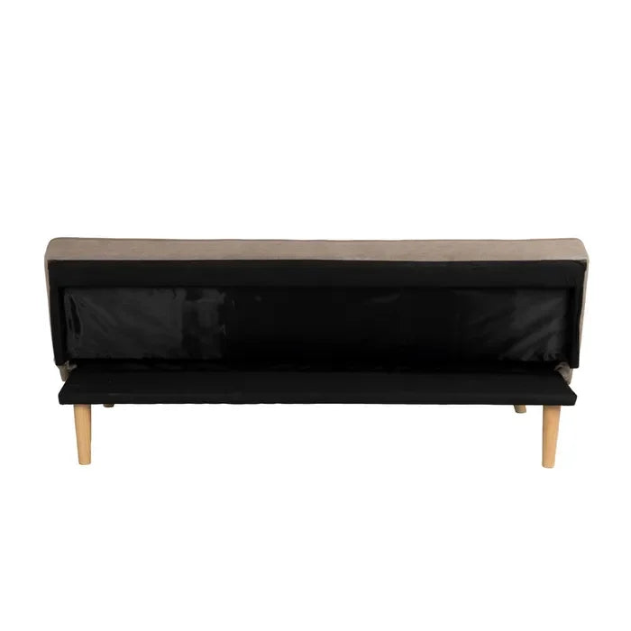 Canapea extensibilă bej, 175 x 84 x 73 cm – design compact și versatilitate