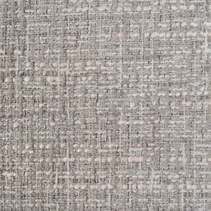 Canapea 3 locuri gri din lemn și țesătură tip weave – design modern și textură sofisticată