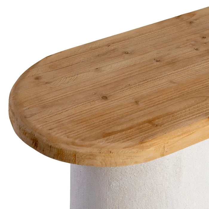 Ixia Consolă Wilma, Alb, MDF, Stil Minimalist, 150 x 35 x 82 cm