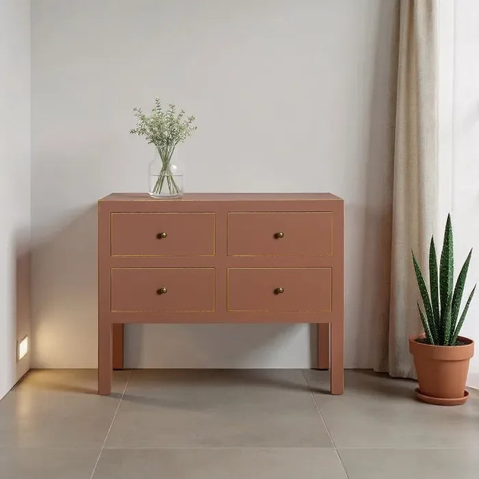 Comodă mocha din MDF, 80 x 36 x 66,50 cm – soluție elegantă de depozitare