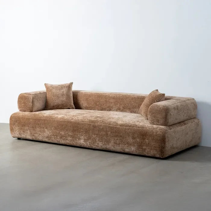 Canapea, 245 x 100 x 64 cm, Bej – Confort extins și stil minimalist