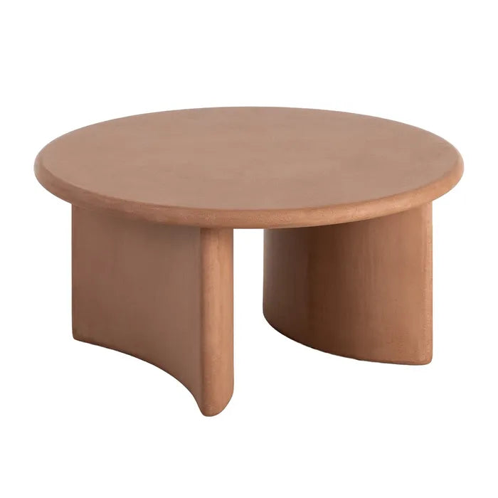 Ixia Măsuță de Cafea , Rotundă, Aspect Microciment Tile, Ø 80 x 38.5 cm