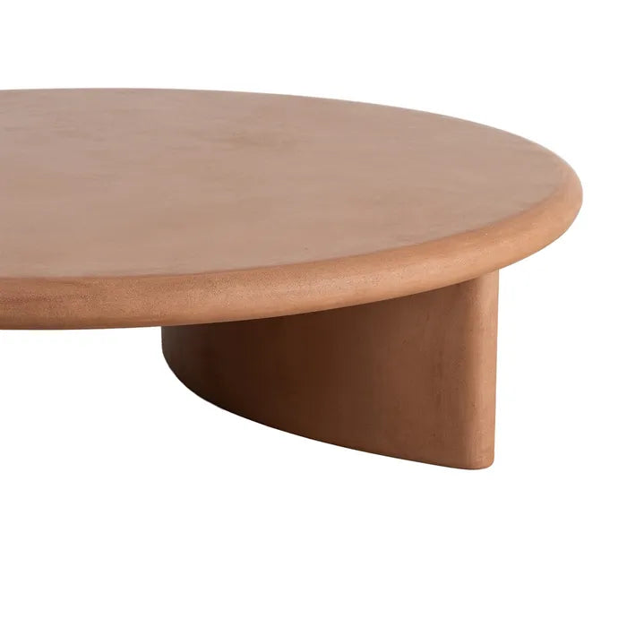 Ixia Măsuță de Cafea , Rotundă, Aspect Microciment Tile, Ø 120 x 33 cm
