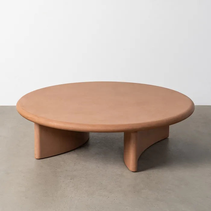 Ixia Măsuță de Cafea , Rotundă, Aspect Microciment Tile, Ø 120 x 33 cm