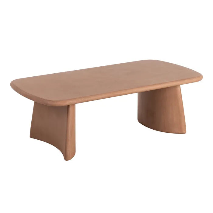 Ixia Măsuță de Cafea , Aspect Microciment Tile, Design Minimalist, 120 x 60 x 38.5 cm