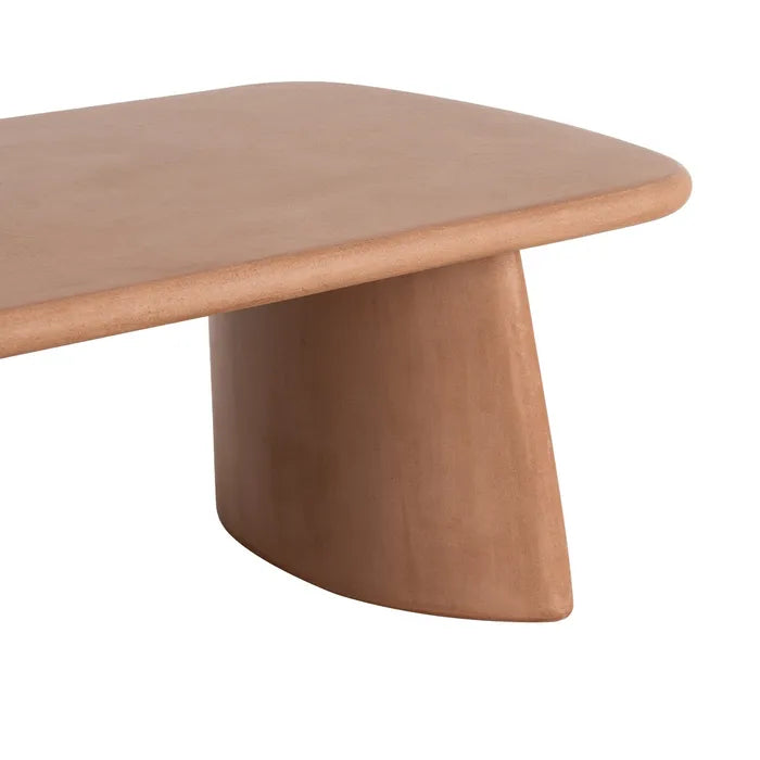 Ixia Măsuță de Cafea , Aspect Microciment Tile, Design Minimalist, 120 x 60 x 38.5 cm