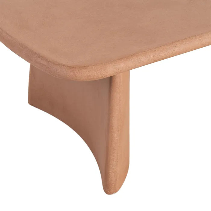 Ixia Măsuță de Cafea , Aspect Microciment Tile, Design Minimalist, 120 x 60 x 38.5 cm