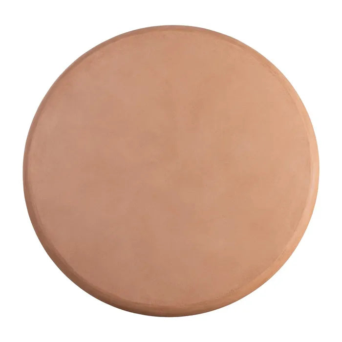 Ixia Masă Dining , Rotundă, Aspect Microciment Tile, 120 x 120 x 76 cm