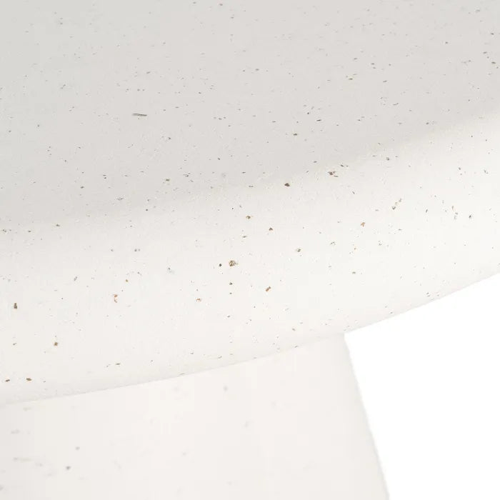 Ixia Masă Dining , Rotundă, Aspect Terrazzo și Microciment, 120 x 120 x 76 cm