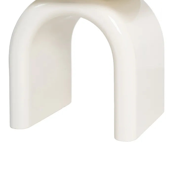 Noptieră Modernă Cream Lacquer – MDF Lăcuit, 50 x 40 x 57 cm