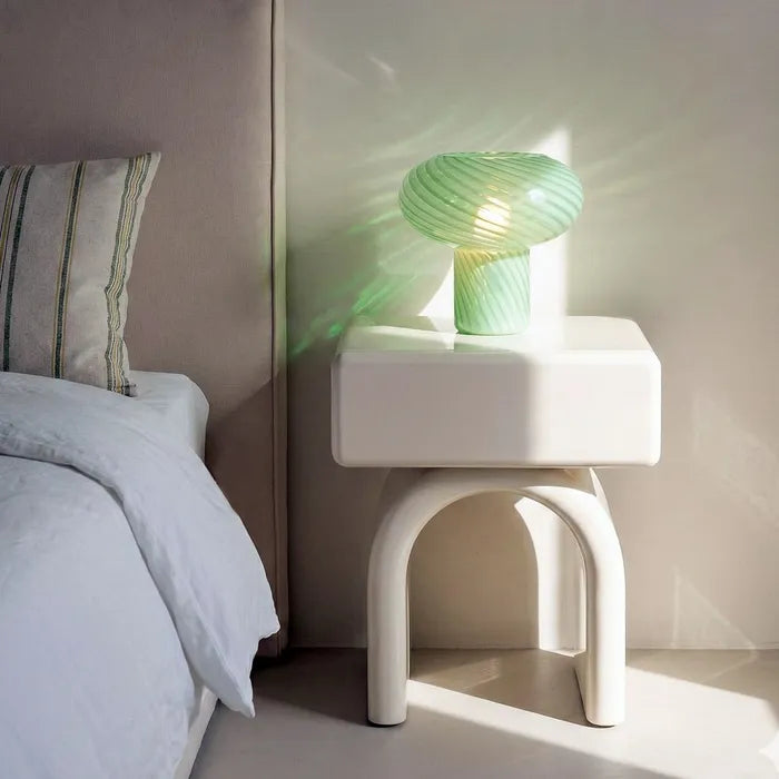 Noptieră Modernă Cream Lacquer – MDF Lăcuit, 50 x 40 x 57 cm