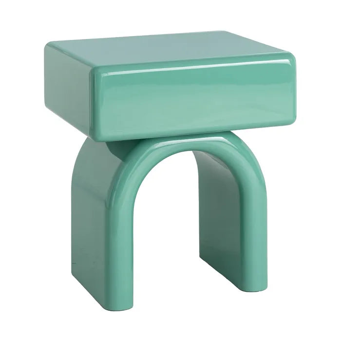 Ixia Noptieră , Verde Lăcuit, MDF, Design Modern Minimalist, 50 x 40 x 57 cm