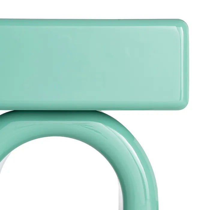 Ixia Noptieră , Verde Lăcuit, MDF, Design Modern Minimalist, 50 x 40 x 57 cm