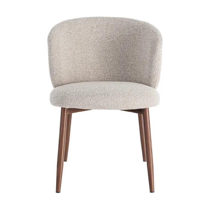 SCAUN MARBLE BEIGE | Textil-Metal | Finisaj Contract | Confort Extins 57 x 59 x 81 cm