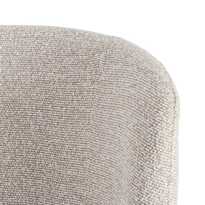 SCAUN MARBLE BEIGE | Textil-Metal | Finisaj Contract | Confort Extins 57 x 59 x 81 cm