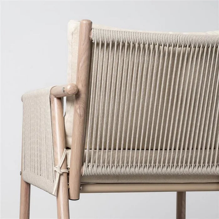 Set Mobilier Grădină SALINA – Design din Ratan PE și Blat din Piatră Sinterizată (4 Piese) 12
