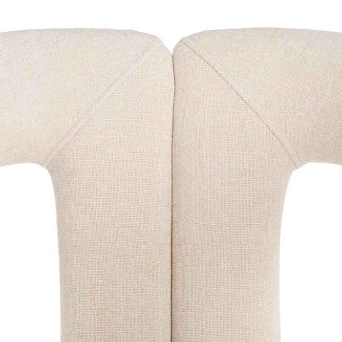 Ixia Fotoliu , Crem, Material Textil și Metal, Design Modern, 60 x 50 x 76.5 cm