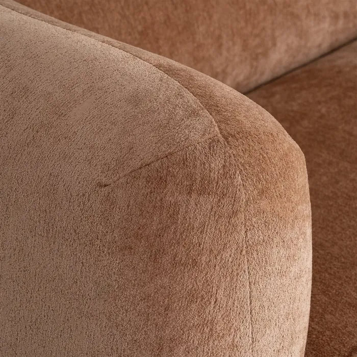Canapea 3 Locuri Ixia, Material Textil, Stil Modern, 226 x 94 x 73 cm (Variante: Bej / Taupe / Somon)