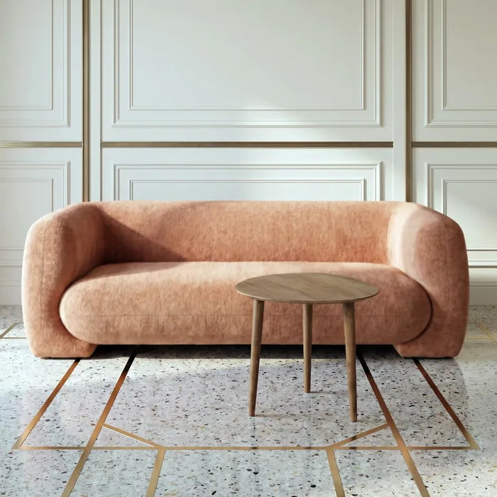 Canapea 3 Locuri Ixia, Material Textil, Stil Modern, 226 x 94 x 73 cm (Variante: Bej / Taupe / Somon)