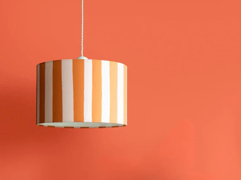 Nuanta imprimata dungi roz & portocaliu