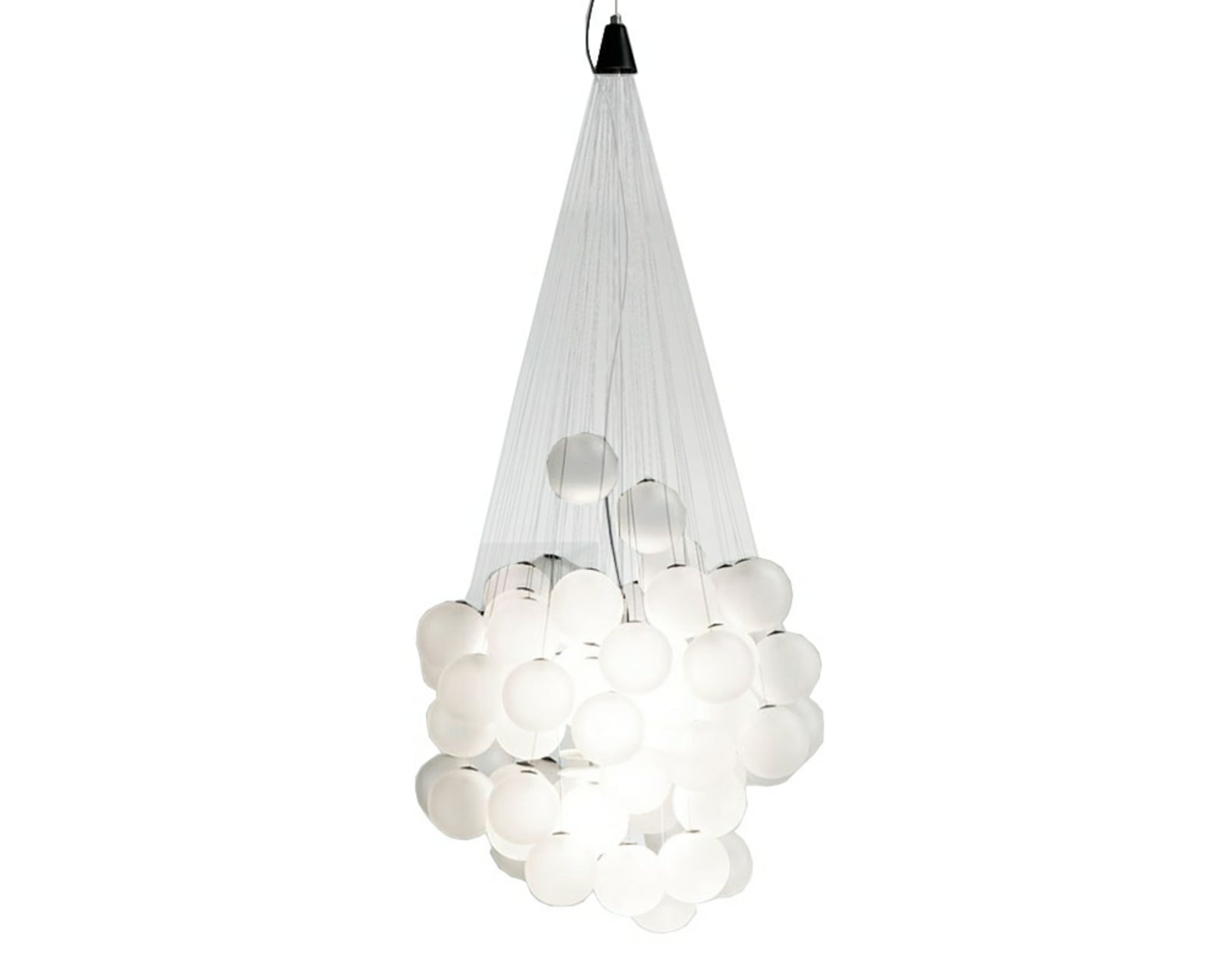 Luceplan lustră Stochastic | 72 2700K opal alb