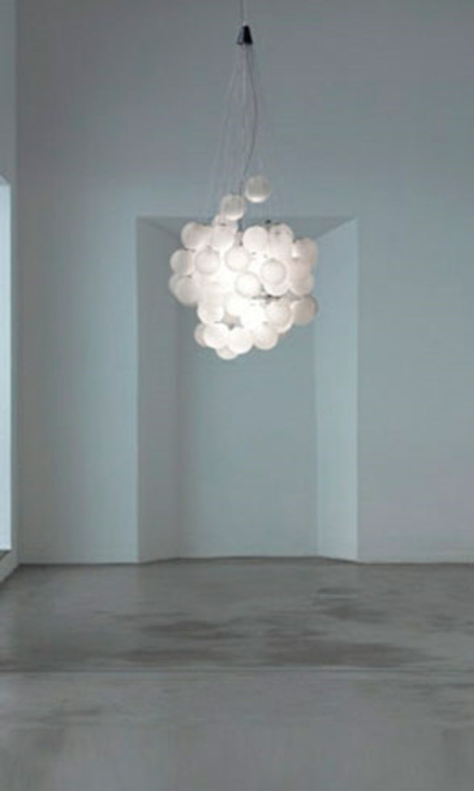 Luceplan lustră Stochastic | 72 2700K opal alb
