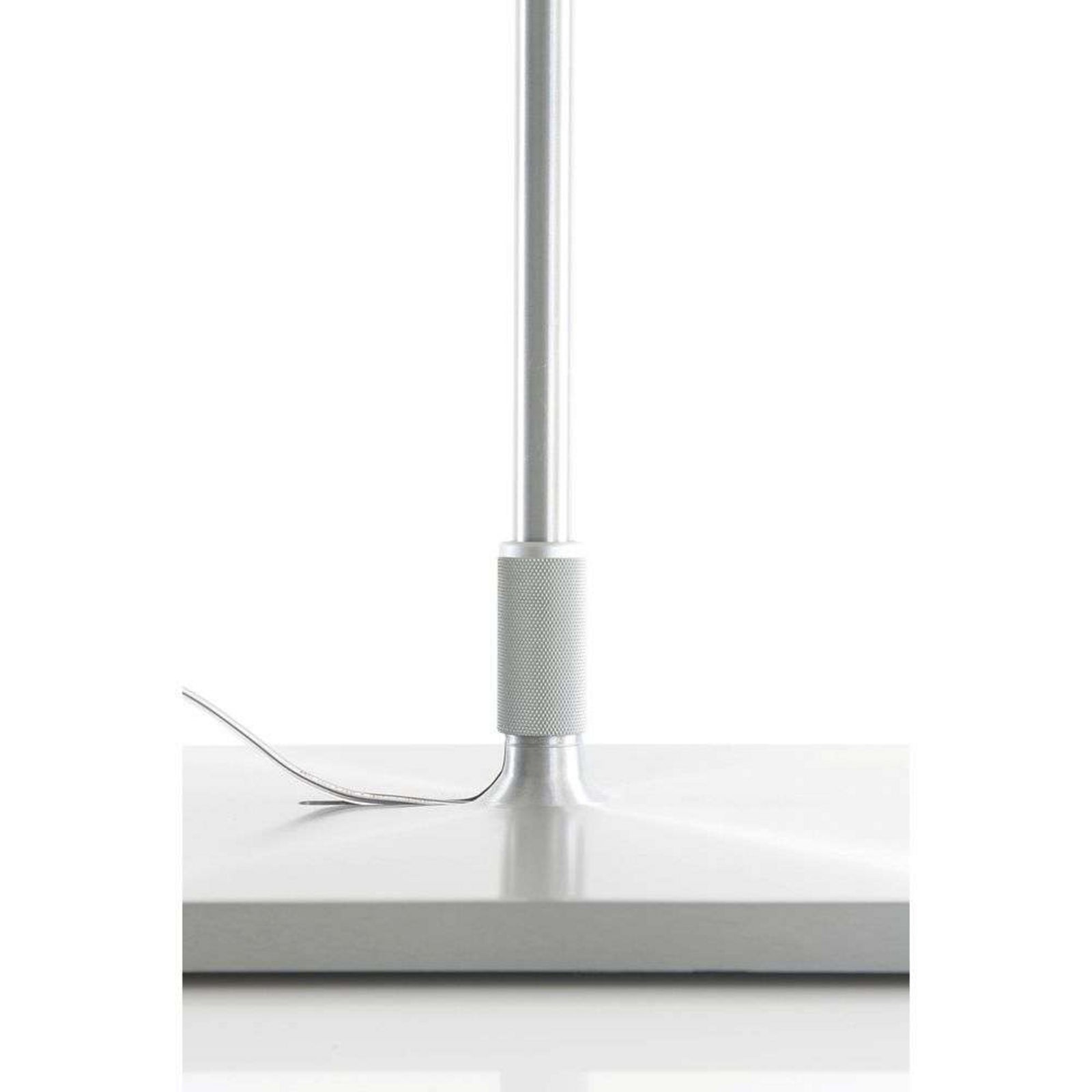 Luceplan lampadar Lady Costanza | Reglabil negru/aluminiu