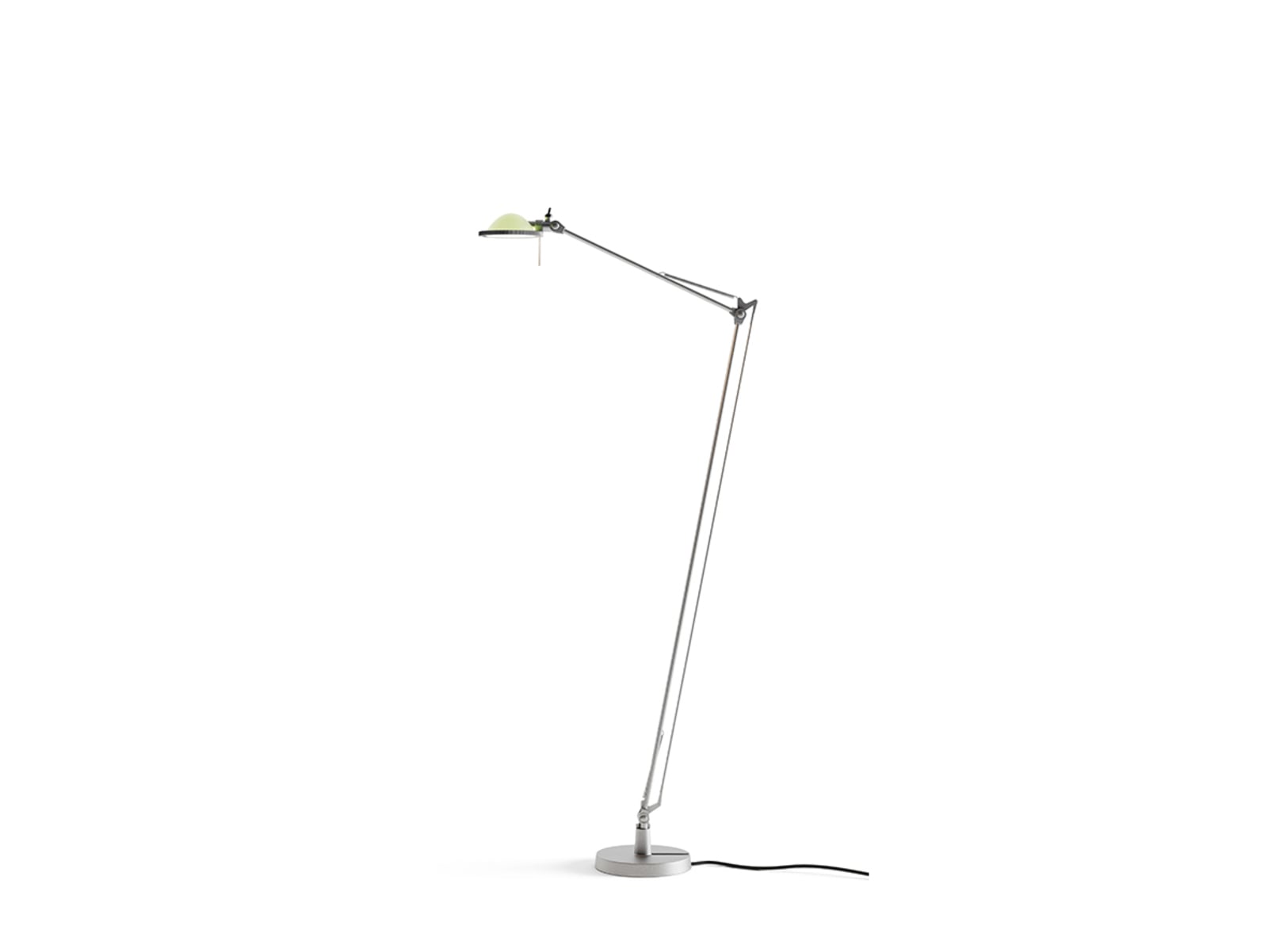 Luceplan lampadar Berenice | Sticlă verde/aluminiu