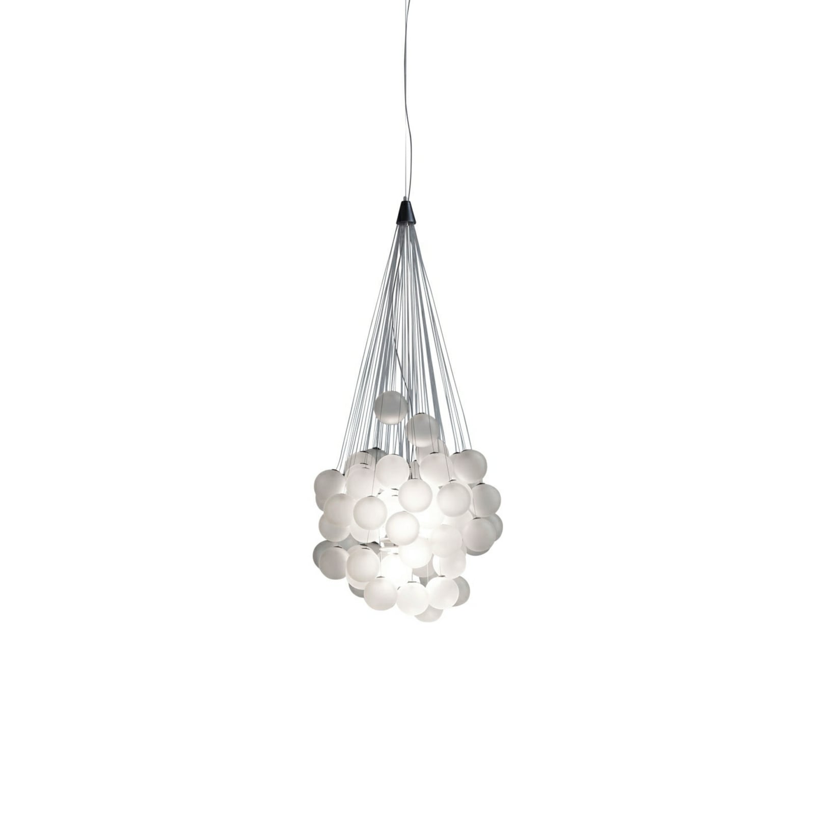 Luceplan lustră Stochastic | 48 2700K opal alb