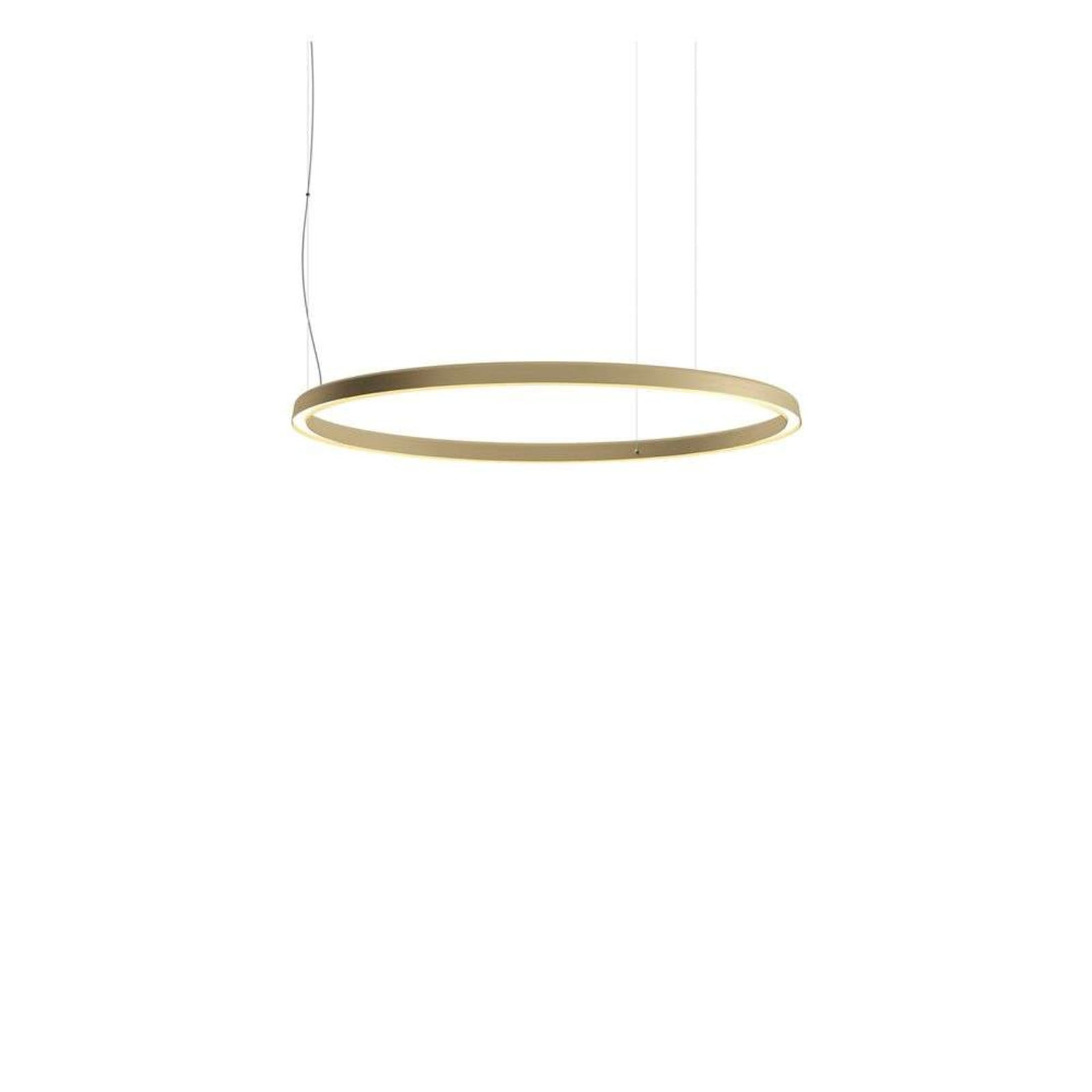 Luceplan lustră Compendium Circle | Led alamă | Ø 110 cm
