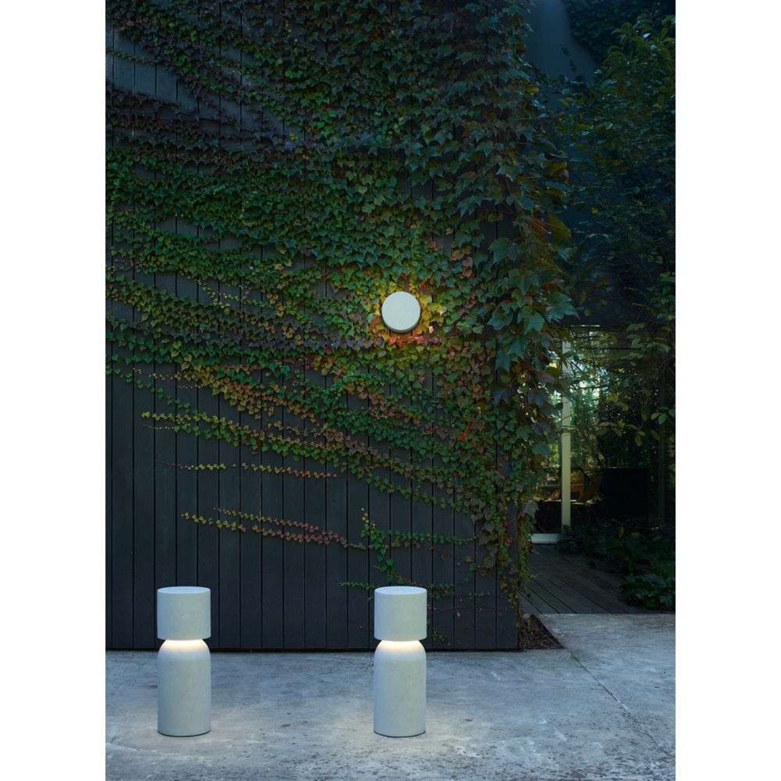 Luceplan lampă Nui A | Lampă grădină concrete