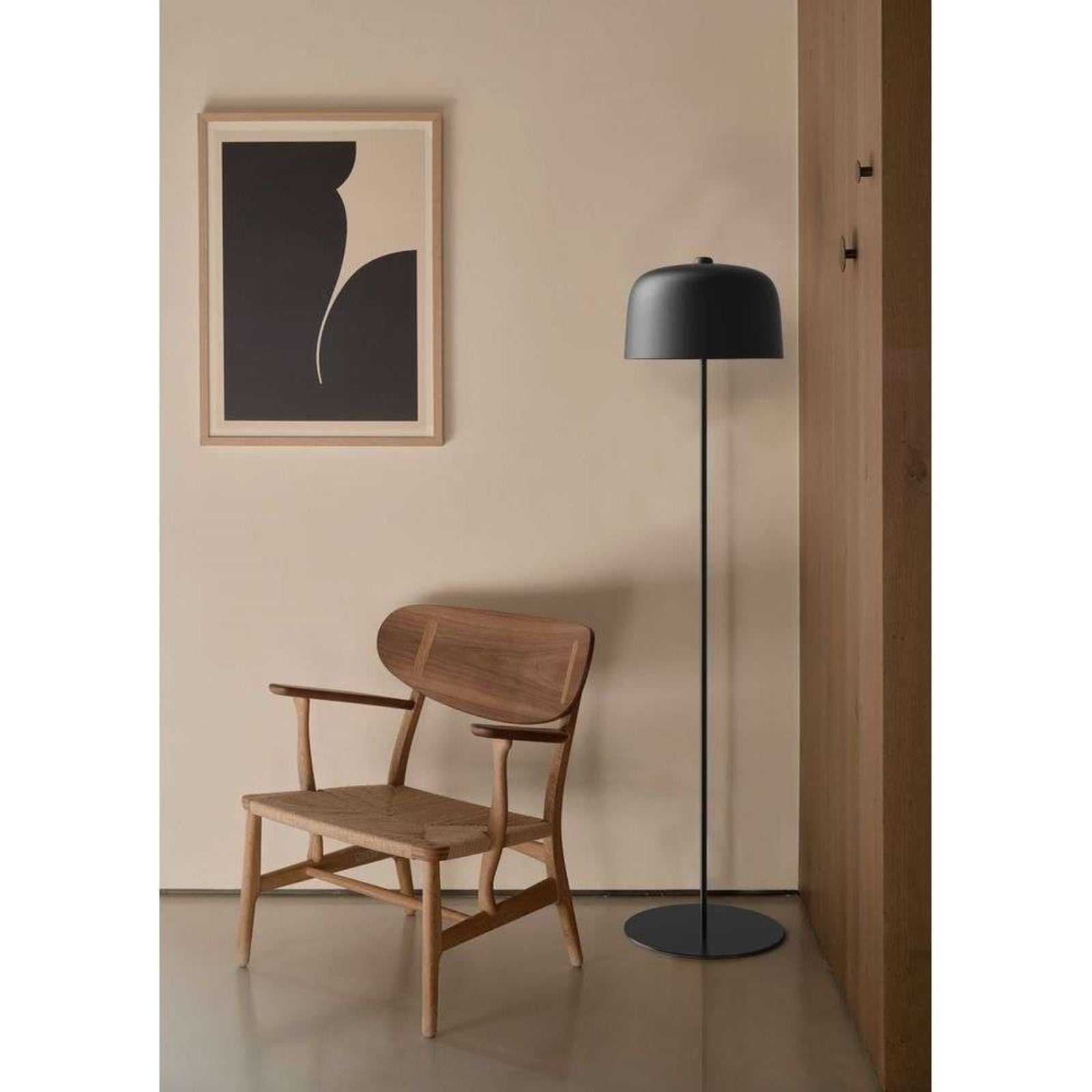 Luceplan lampadar Zile | Mat brick roșu