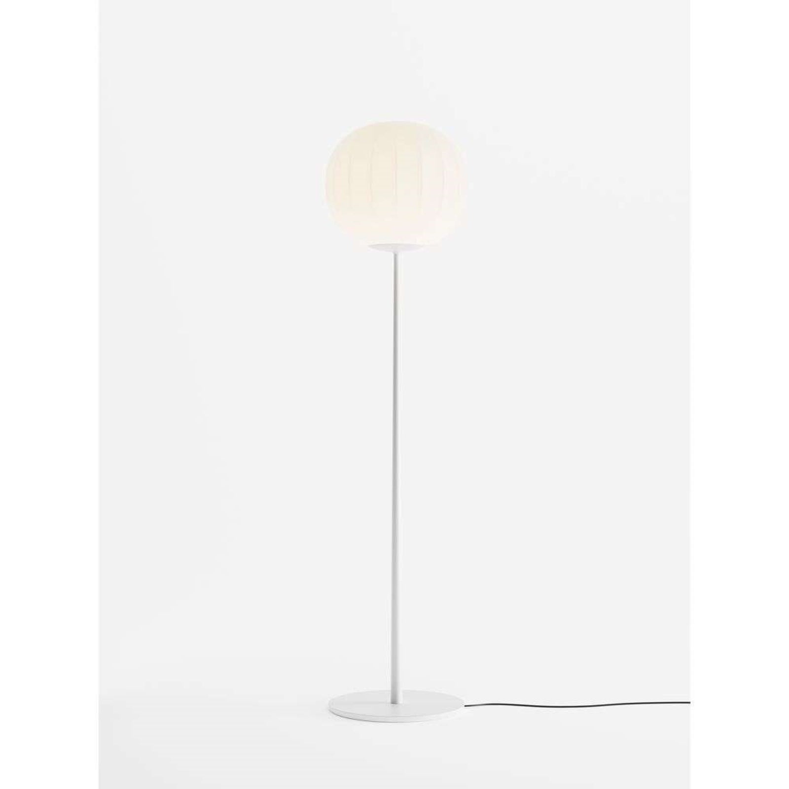 Luceplan lampadar Lita | Alb | Ø 42 cm