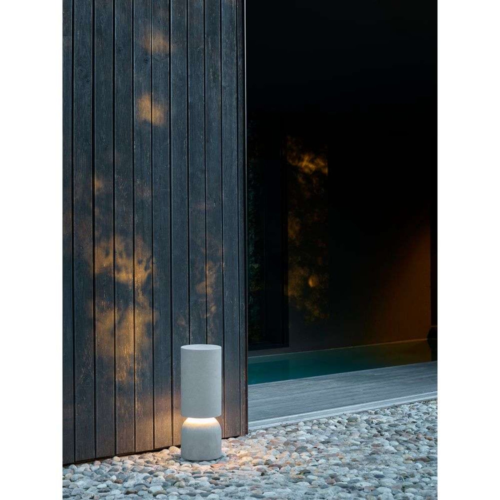Luceplan lampă Nui B | Lampă grădină concrete