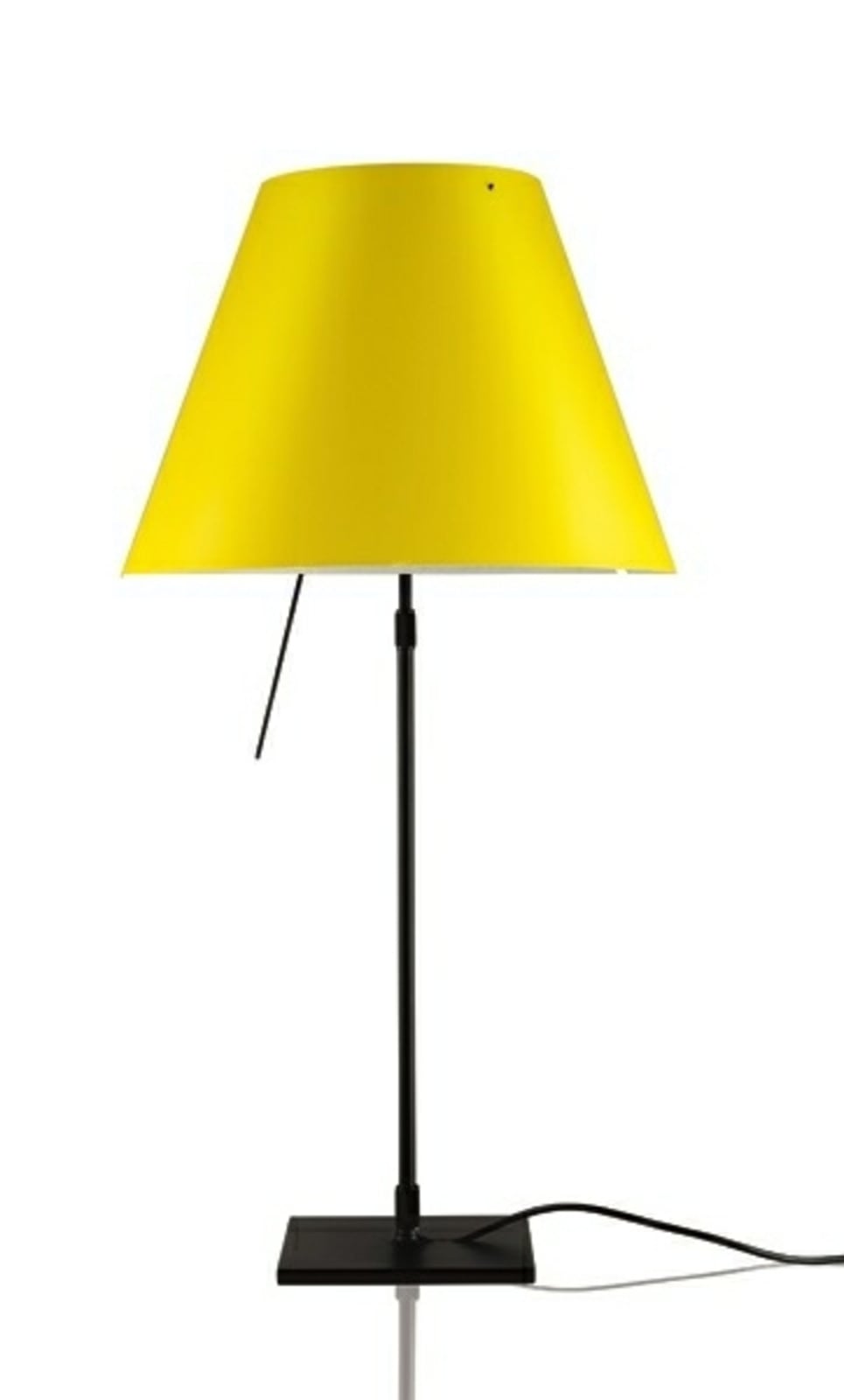Luceplan veioză Costanza | Negru/galben dimabil