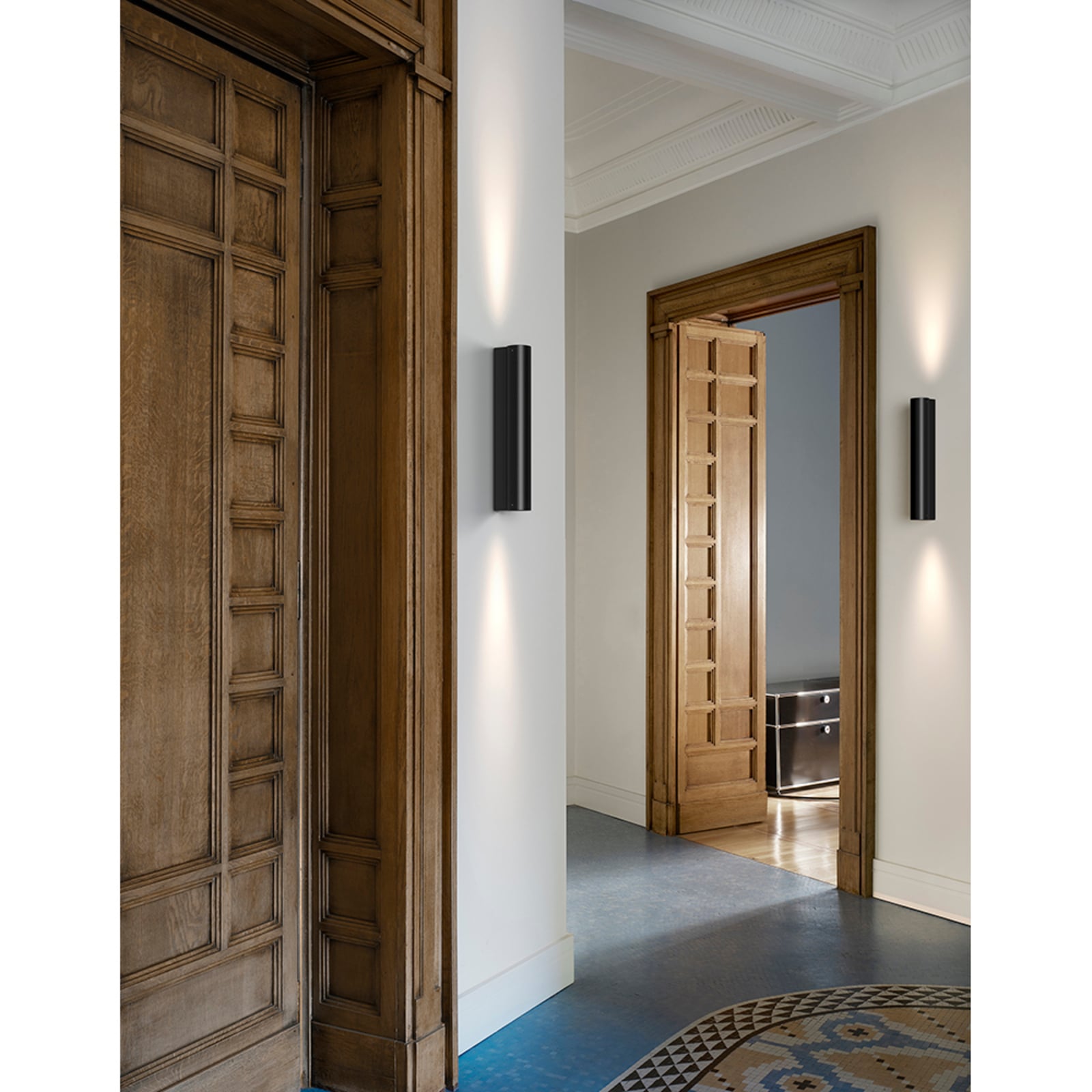 Luceplan aplică E04 | 5x 4 mat negru