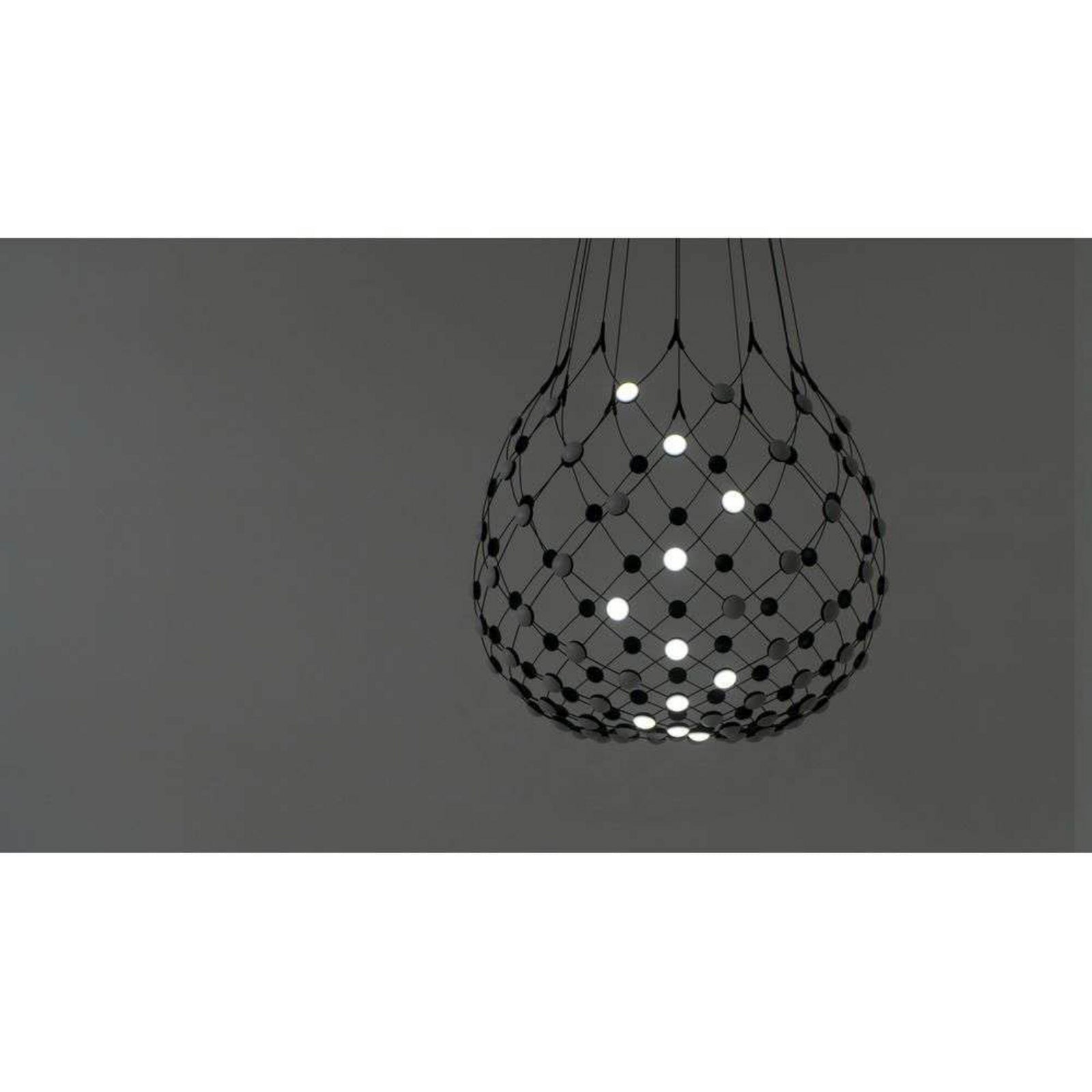 Luceplan lustră Mesh | Kit fără fir negru | Ø 80 cm | cod 70037943